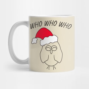 Santa Owl Mug